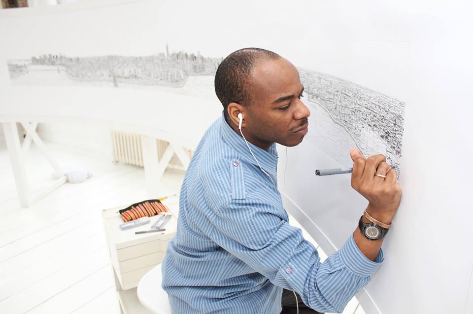 Stephen Wiltshire Project, Elevate Houston, Weingarten Art Group