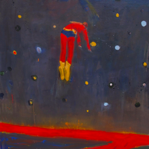 Katherine Bradford, “Superman Responds, Night,” 2012